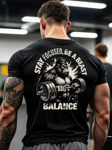 Men's Short Sleeve Workout Shirt